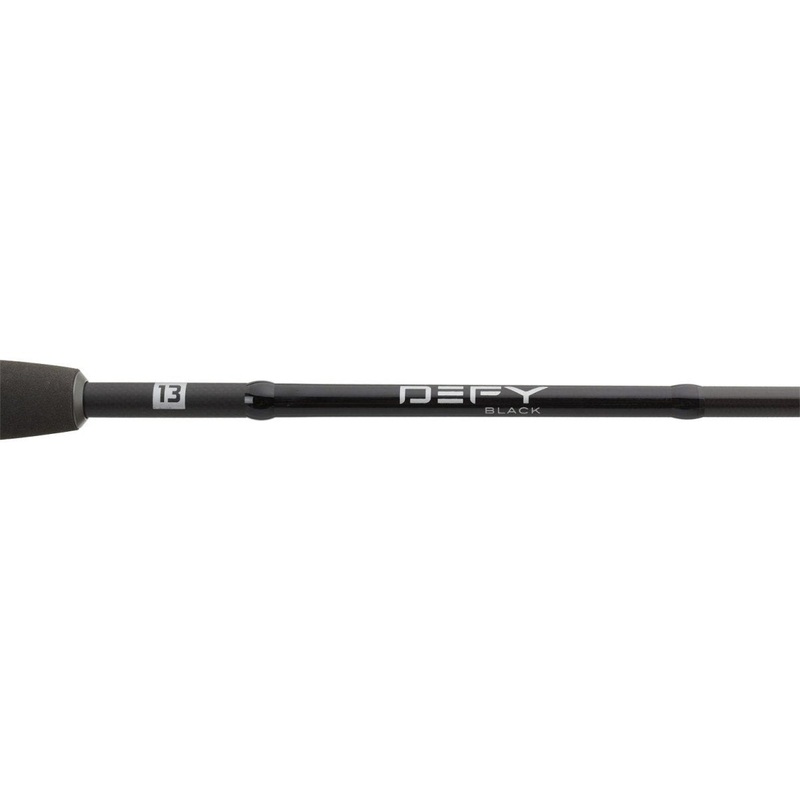 13 Fishing Defy Black 6’7 Medium Spinning Rod 2 Piece