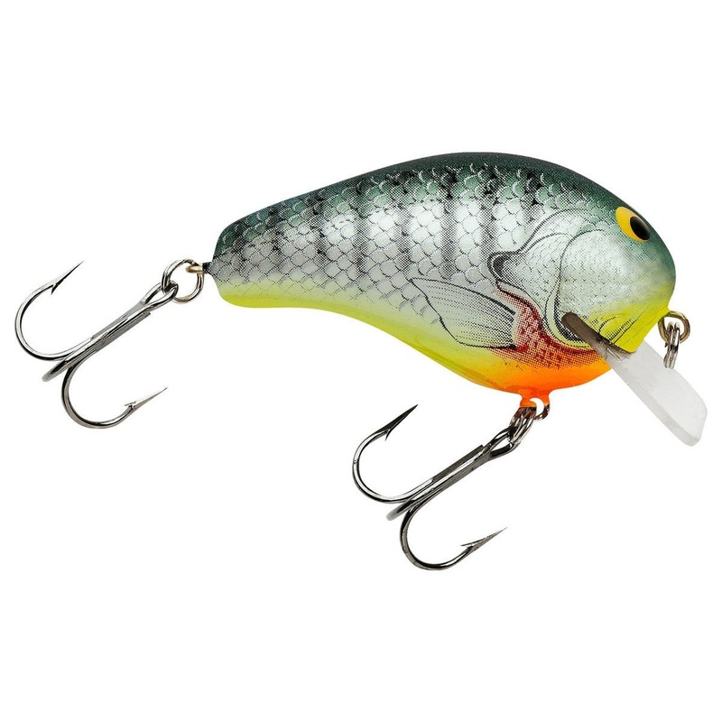 Bagley Balsa B2 #2 2.5 1/2 Oz|Hot Claw Crawdad|Chartreuse Bluegill|Baby Bass|Sexy Shad