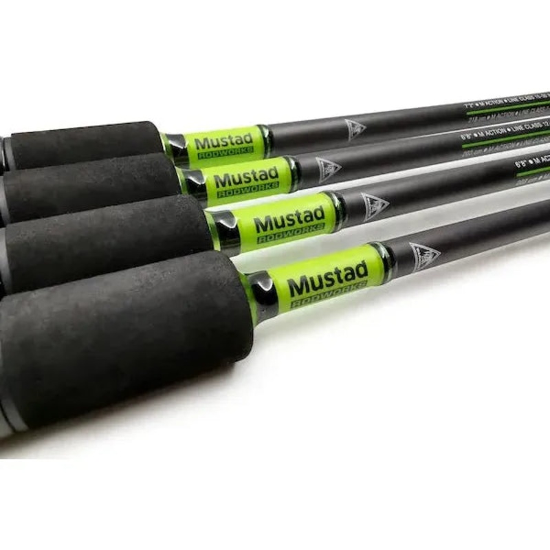 Mustad Rodworks Vantage EVOQ 7’2 Heavy Spinning Rod 2 Piece