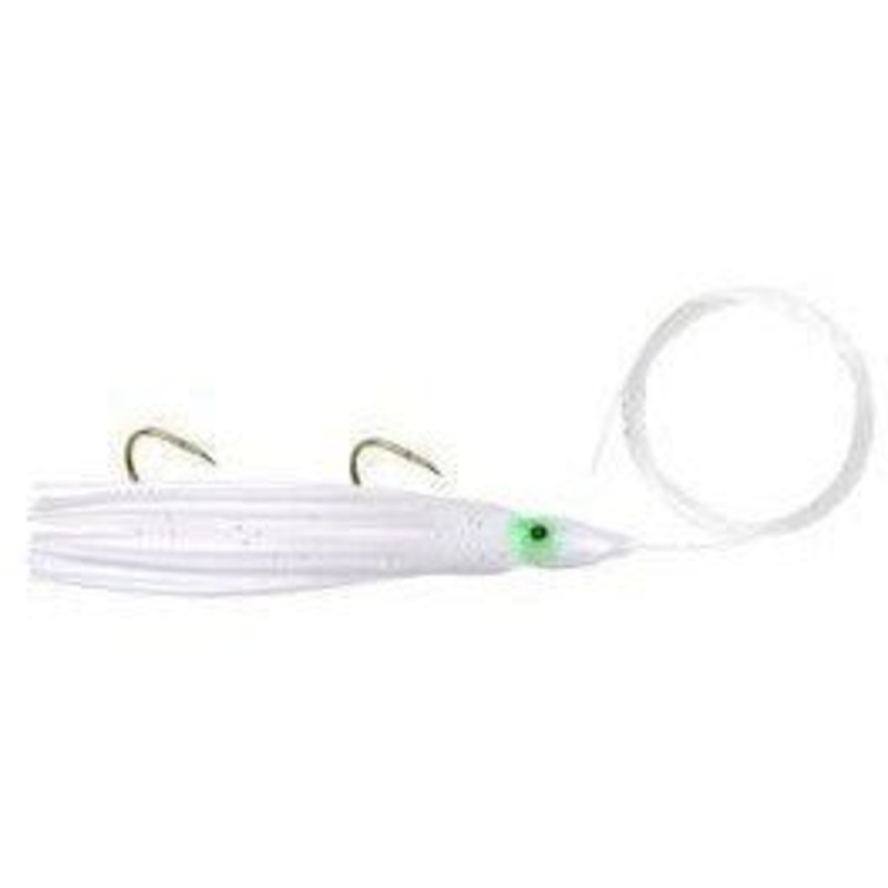 Danielson Squid Rigged SQDR45111 4.5 Glow White w/Green Eye Qty 1