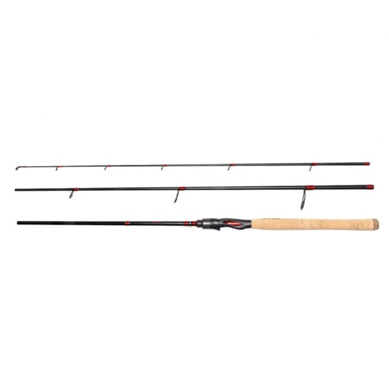 Eagle Claw EC2.5 7’6 Medium Heavy Spinning Travel Rod 3 Pc