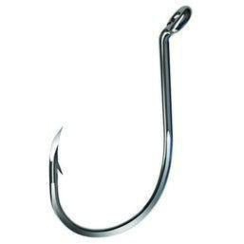 Eagle Claw Trokar TK2-XL Octopus Long Shank Hook Platinum Chrome
