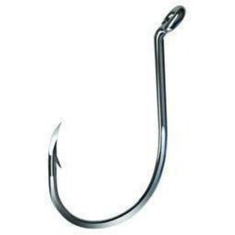 Eagle Claw Trokar TK2-XL Octopus Long Shank Hook Platinum Chrome