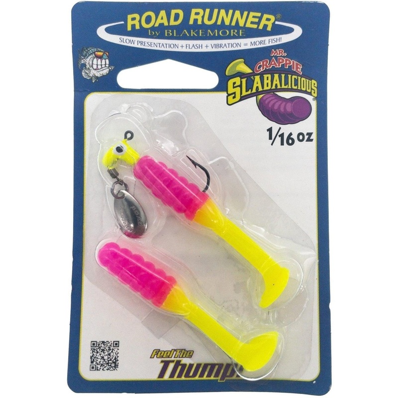 Mr.Crappie Slabalicious 1/16 Oz Hot Chicken Qty 2