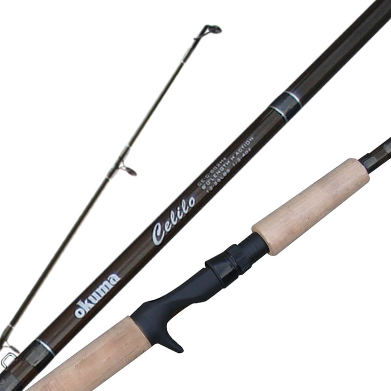 Okuma CE-C-862MHa Celilo Casting Rod 8’6 2 Pc Fast Med Hvy