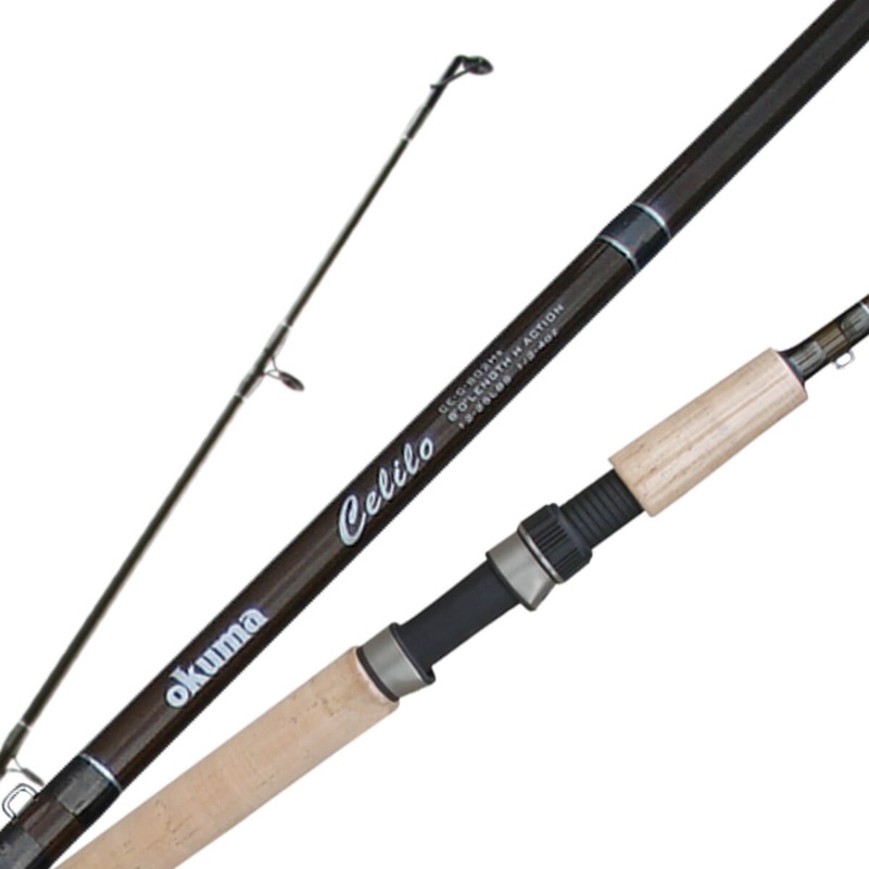 Okuma CE-S-862MLa Celilo Spinning Rod 8’6 2 Pc Moderate Med Light