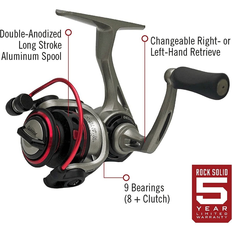 Quantum Drive 6’6 Medium Spinning 2 Piece Combo Size 30 Reel