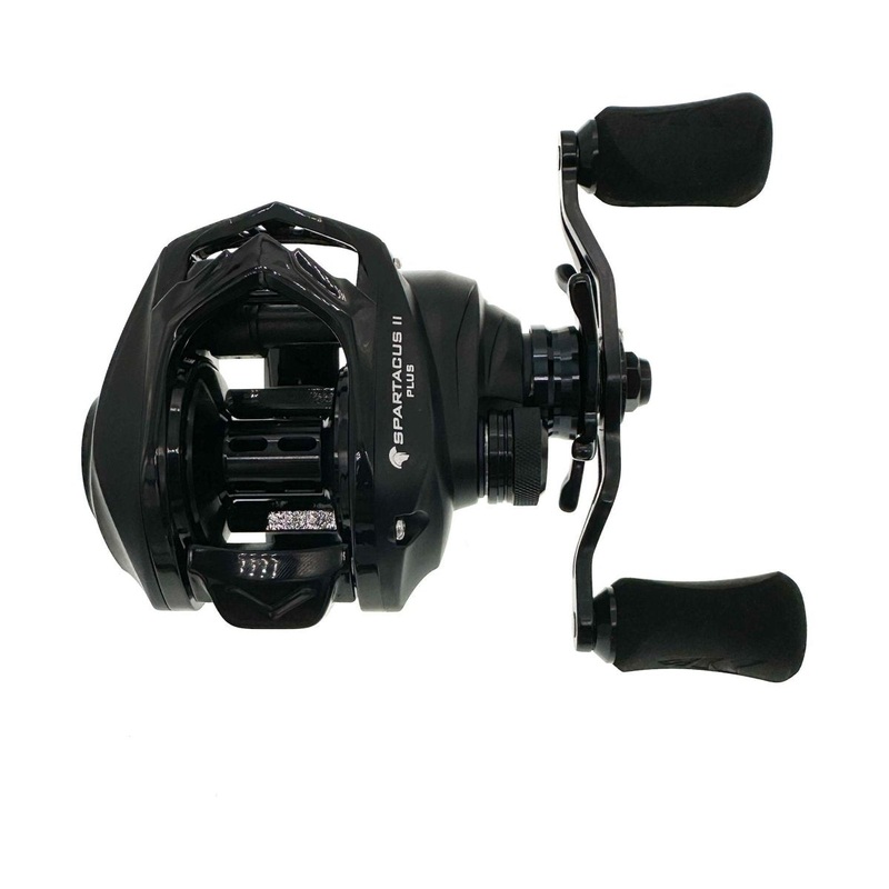 KastKing KRLCSTSP2-72RPLUS Spartacus II Plus Casting Reel 7.2:1 Right Hand All Black