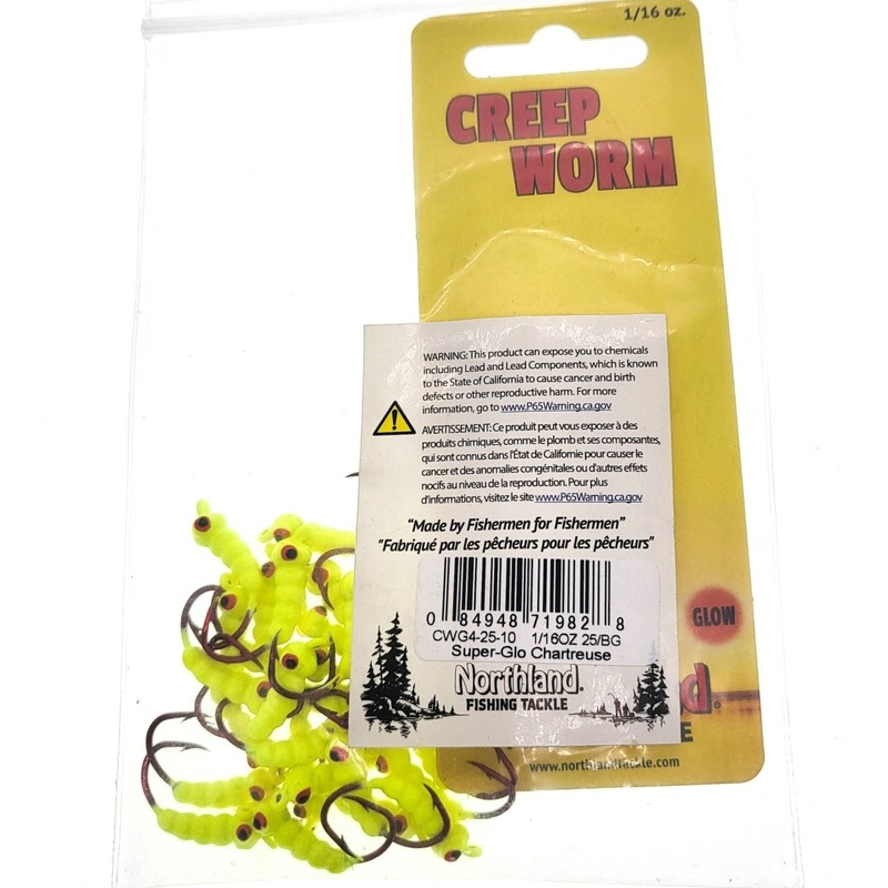 Northland Tackle Creep Worm Jigs Bag Of 25
