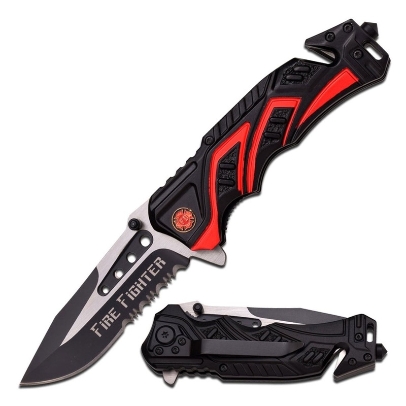 MTech MT-A865FD Spring Assisted Knife 3.50 Fire Fighter