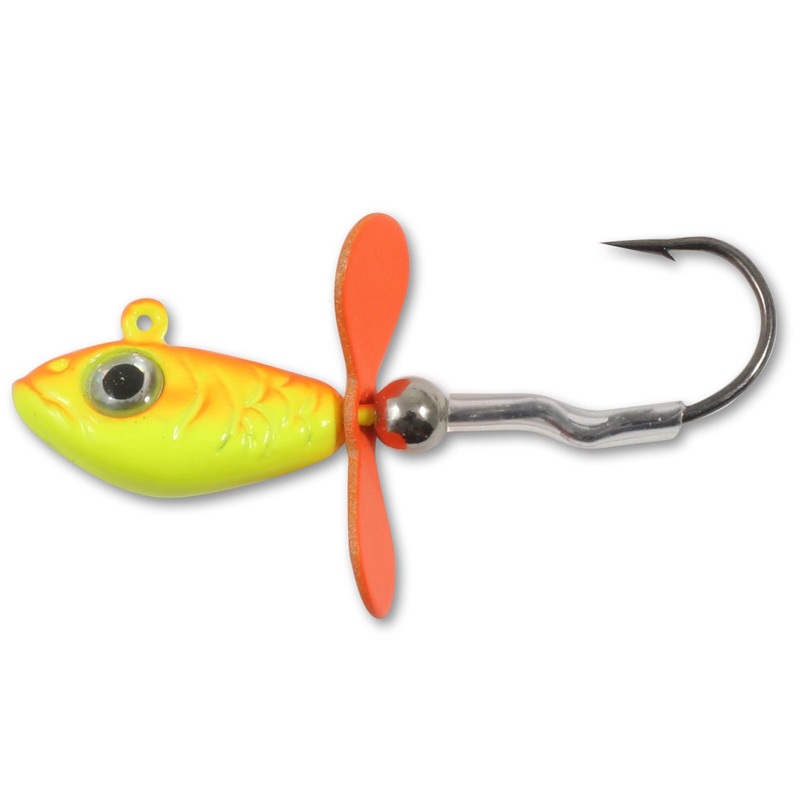 Northland Tackle Whistler Prop Jig Neon Assorted Color Qty 6