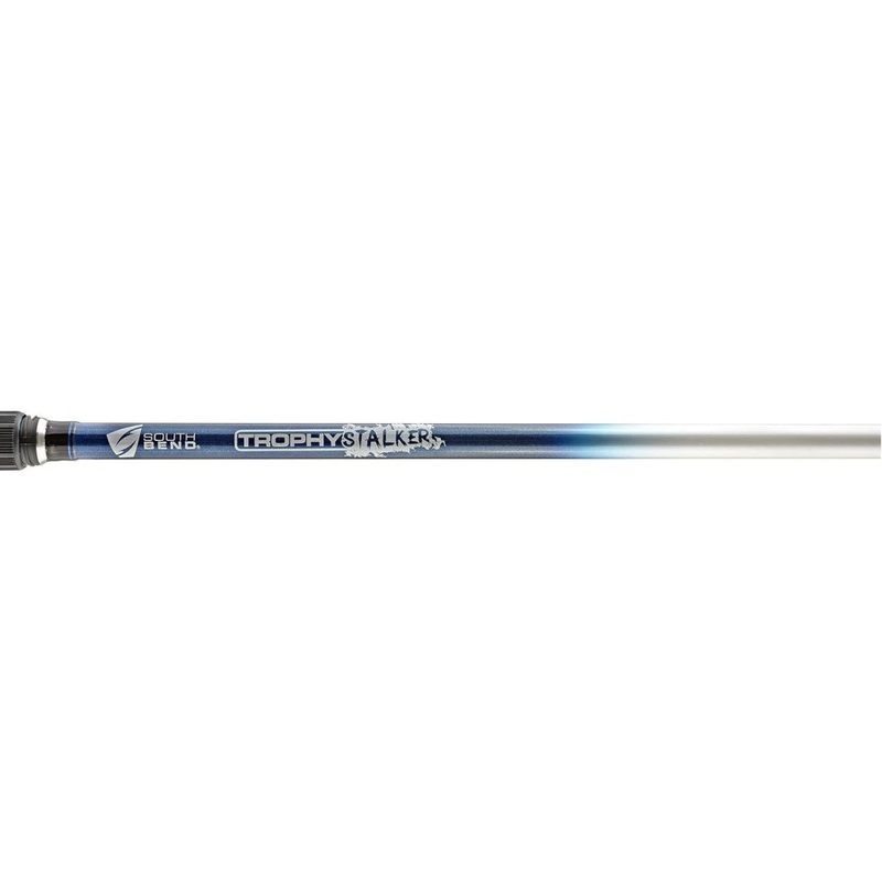 South Bend TS240/702MHS Trophy Stalker 7′ Medium Heavy 2 Piece Spinning Combo