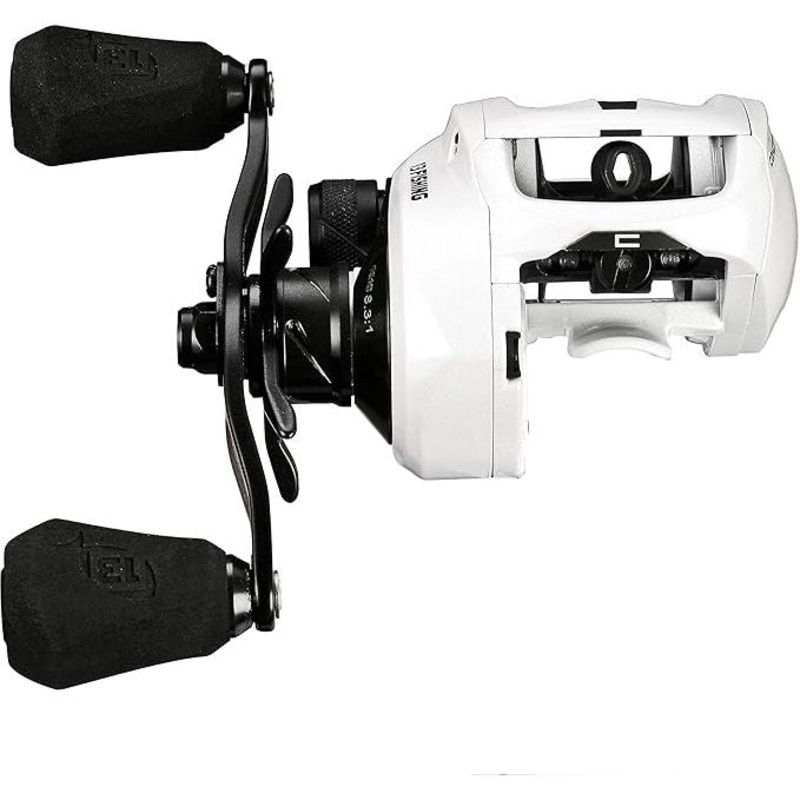 13 Fishing C2-6.8-RH Concept C2 Baitcast Reel – 6.8:1 – Right Hand (Fresh+Salt)