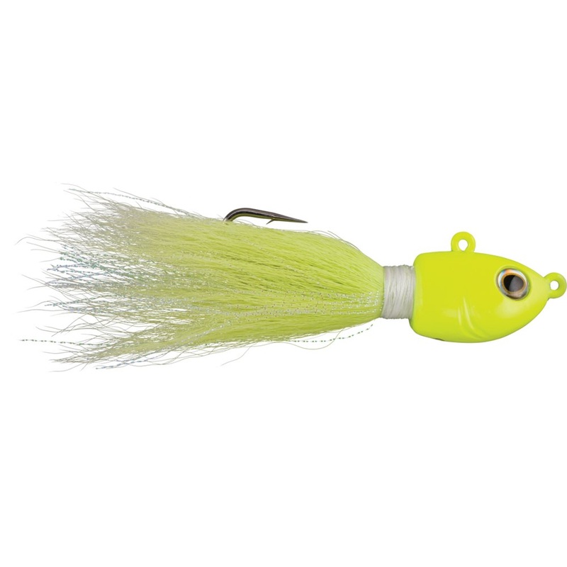 Berkley Fusion19 Bucktail Jig|Chartreuse|Black|Pink|1/4 Oz|3/8 Oz