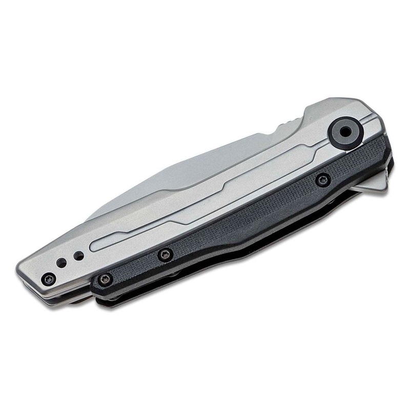 Kershaw 2049 Lithium Folding Knife Speedsafe, 3.25 Bead-Blasted Drop Point Blade