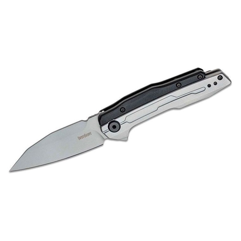 Kershaw 2049 Lithium Folding Knife Speedsafe, 3.25 Bead-Blasted Drop Point Blade