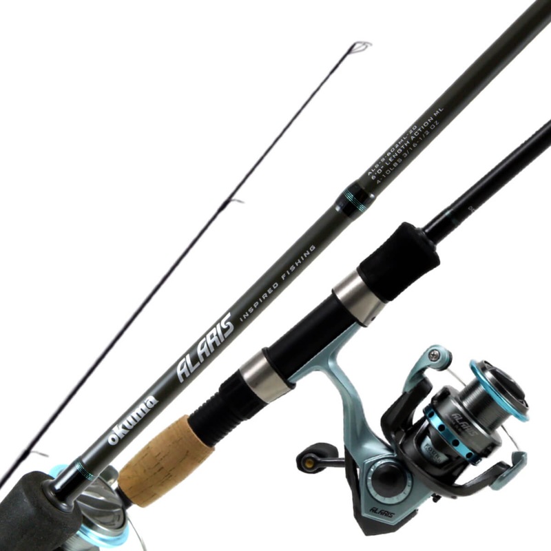 Okuma Alaris Spinning Rod 6′ 6 M 2-pcs ROD ONLY