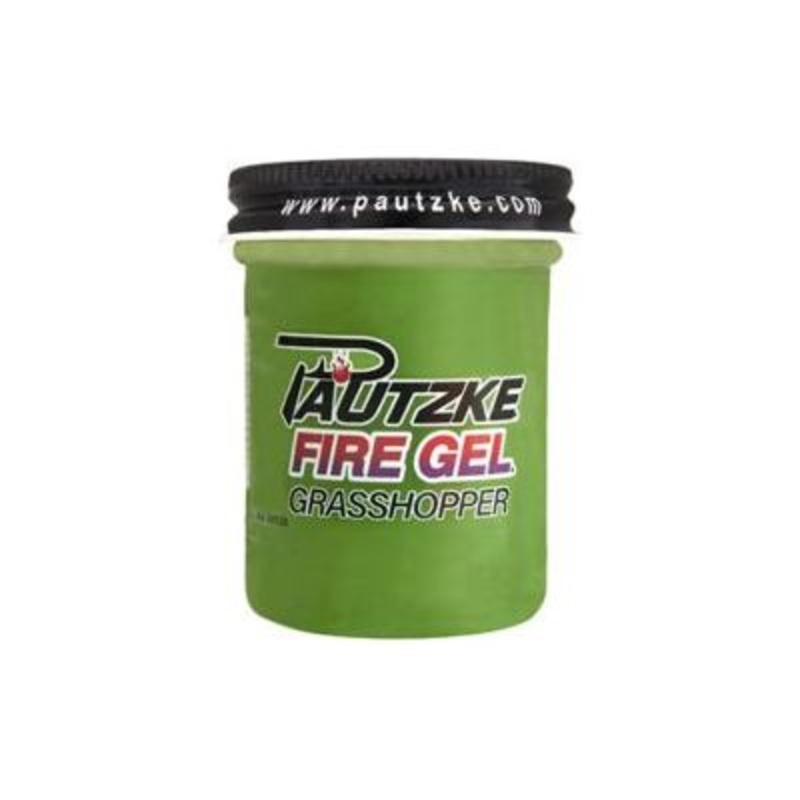 Pautzke Fire Gel 1.65 Jar|Grasshopper|Halibut|Bloodworm|Krill|Anise|Surf Perch|Shrimp|Bluegill|Walleye|Crawfish|Salmon|Kokanee