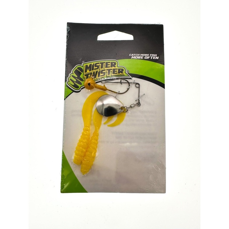 Mister Twister Meeny Spin Combo 3 Curly Tails w Spinner and Jig