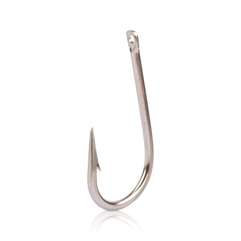 Mustad 7693S-SS Southern & Tuna Stainless Steel Needle Eye Hooks 8/0 QTY 2