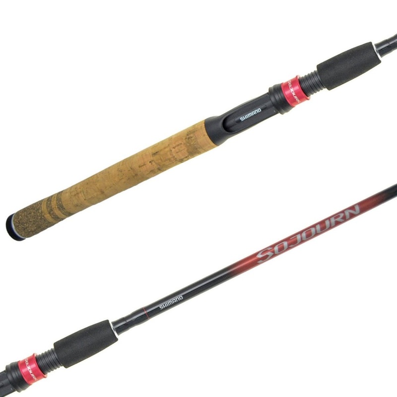 Shimano Sojourn Spinning Rod 6’6 Medium Fast 2 Pc