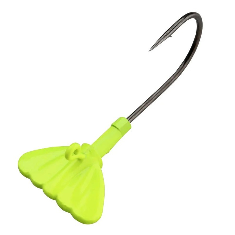 Fathom Jig Tail Shrimp Qty 3|Chartreuse|Glow|New Penny|1/4 oz|3/8 Oz|1/2 Oz