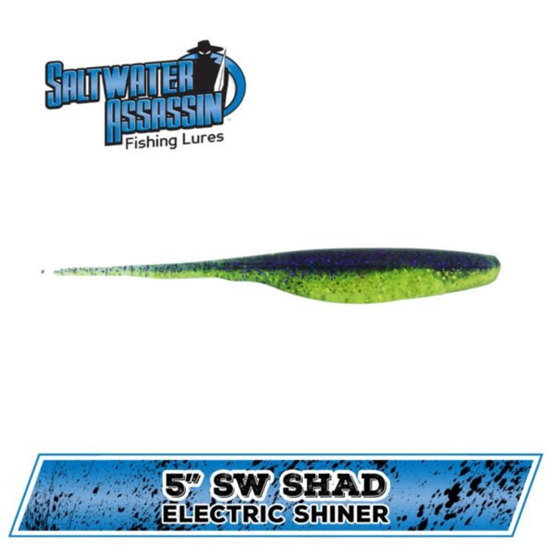 Bass Assassin Saltwater Shad Assassin Swimbait 5 Qty 8