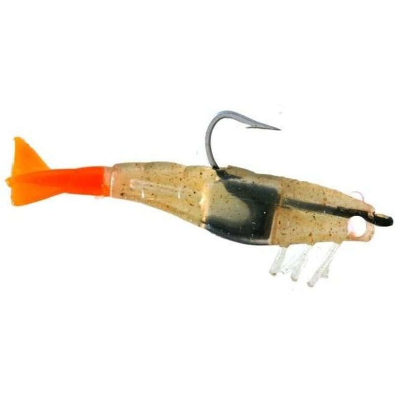 DOA Rigged Shrimp Lure 2.75 3/16 Oz Qty 3