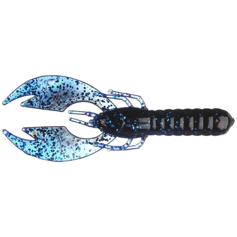 Yum Craw Papi 3.75 Qty 8|Virgo Blue|Green Pumpkin Purple Flake|Watermelon/Red Flake|Ultimate Craw