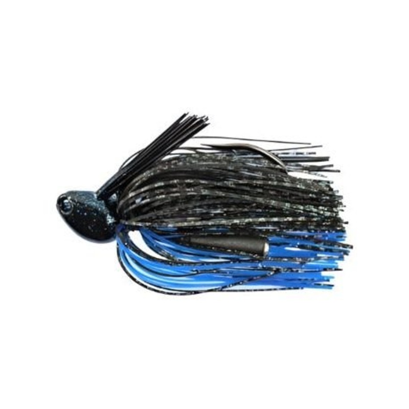 Stanley Big Nasty Flippin Jig|Frosted|Black Crappie|Green Pumpkin Passion|1/2 Oz|3/4 Oz