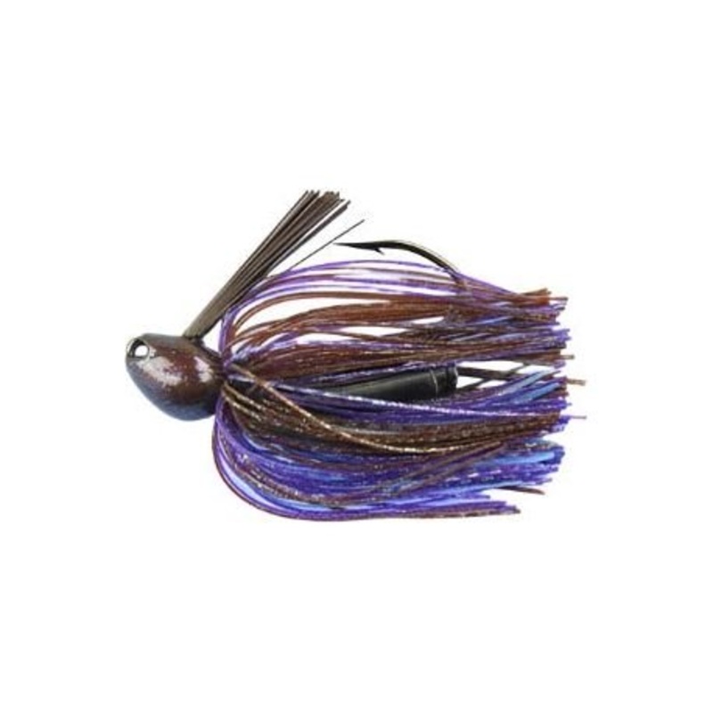Stanley Big Nasty Flippin Jig|Frosted|Black Crappie|Green Pumpkin Passion|1/2 Oz|3/4 Oz