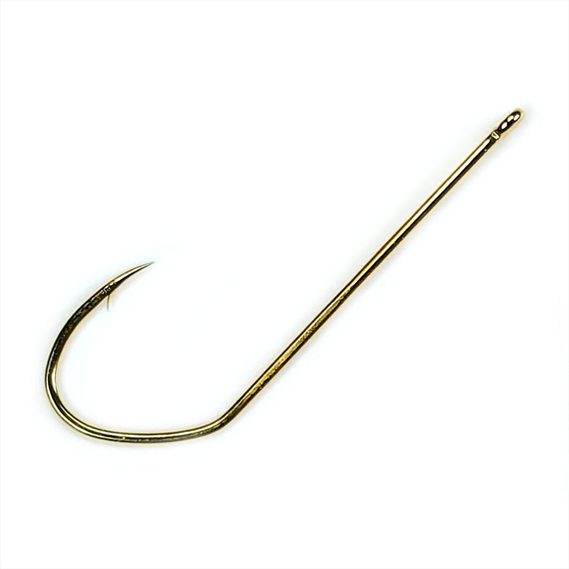 Gamakatsu Stiletto Hooks|Gold|Red|1 Qty 8|1/0 Qty 6