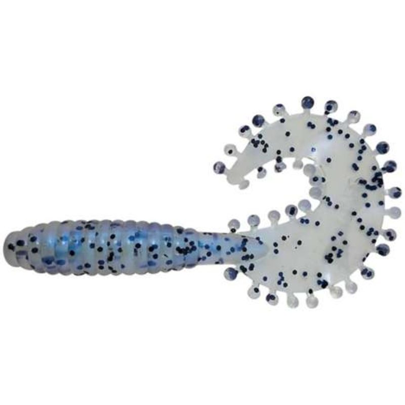 Kalin’s Tickle Grub 3 Qty 8|Blue Pearl Salt Pepper|Chartreuse Hologram|White Ice|Chartreuse Pearl|Smoke Salt & Pepper|Pumpkin Salt & Pepper