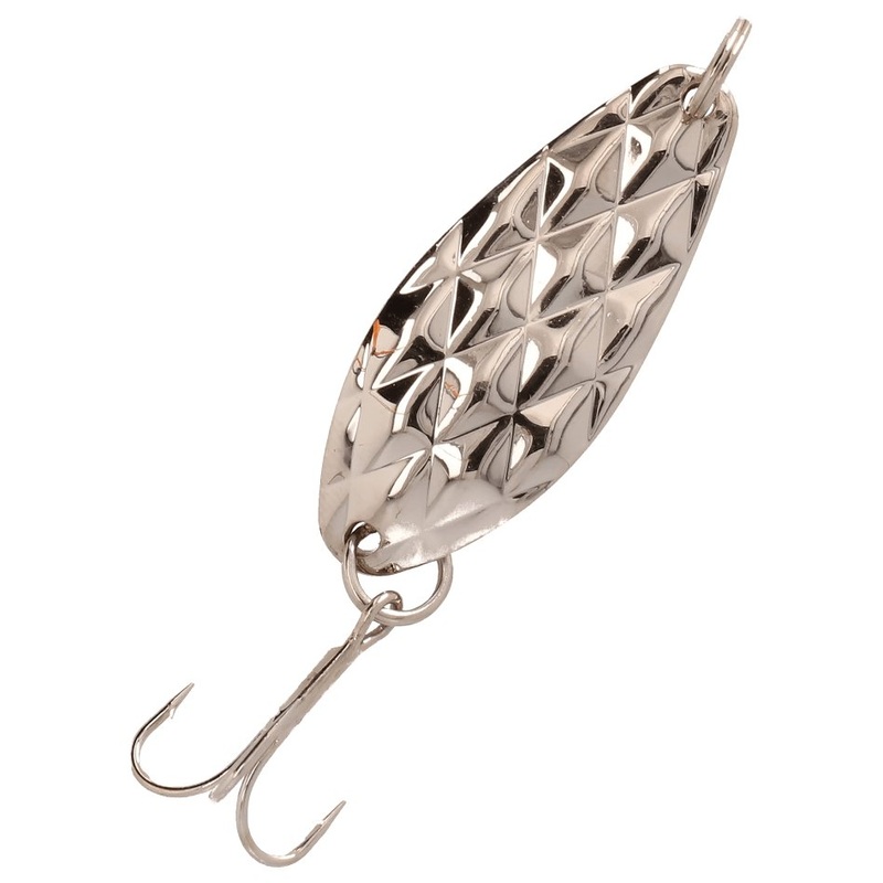 Acme Little Cleo 1-3/4 1/4 Oz|Metallic Perch|Hammered Nickel|Gold/Red Scale