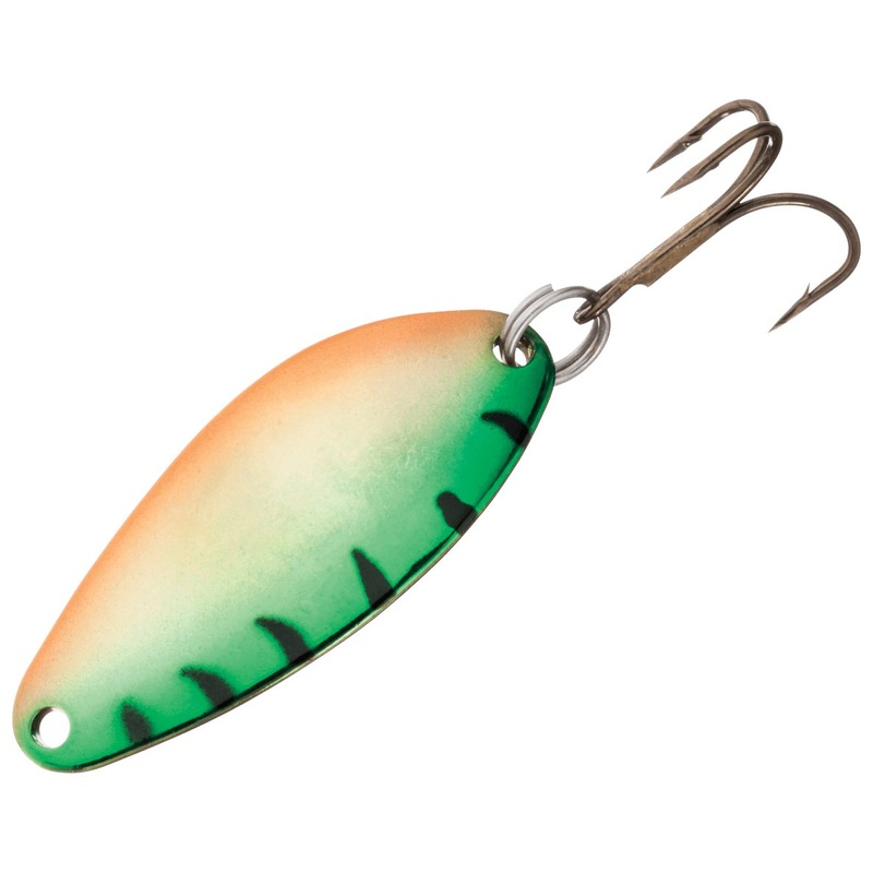 Acme Little Cleo 1-3/4 1/4 Oz|Metallic Perch|Hammered Nickel|Gold/Red Scale