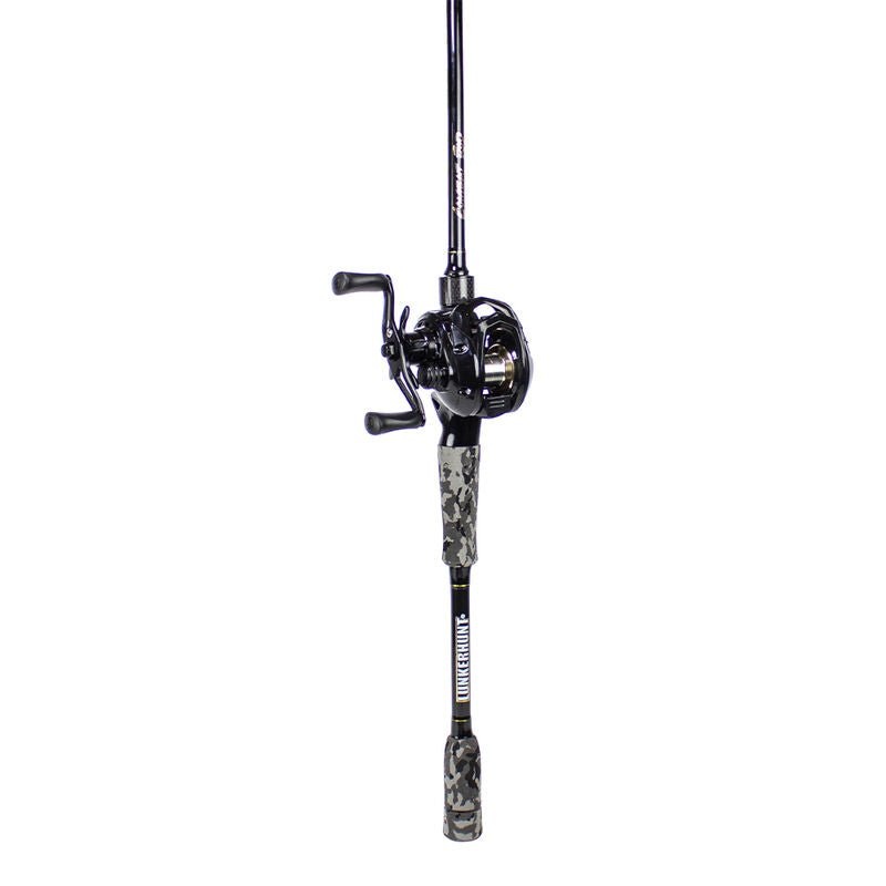 Lunkerhhunt Combat Medium Heavy Baitcaster Combo 7′ left Handed