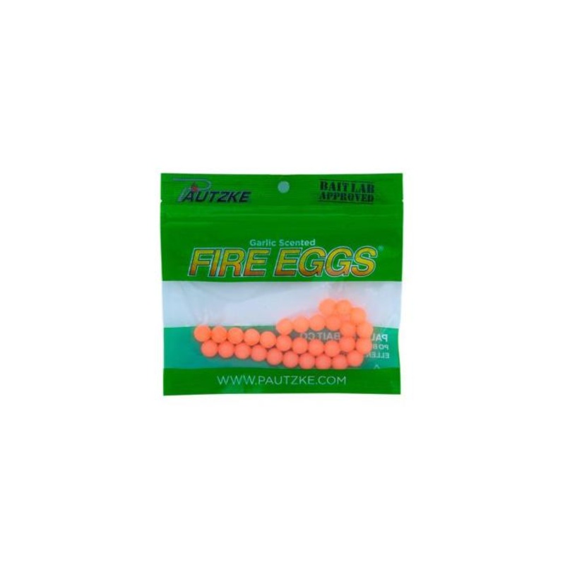 Pautzke Fire Eggs Qty 30|Peach|Red|Orange|White|Pink|Chartreuse|Yellow