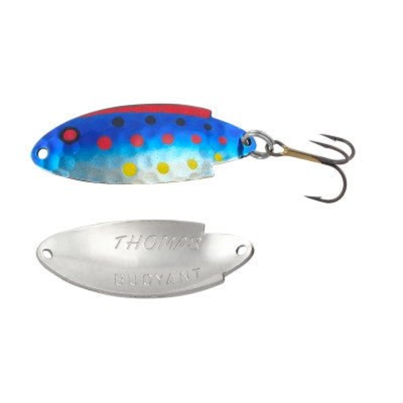 Thomas Buoyant Spoon|Rainbow Trout|Copper|Silver Blue|Black|Gold|1/6 Oz|1/4 Oz