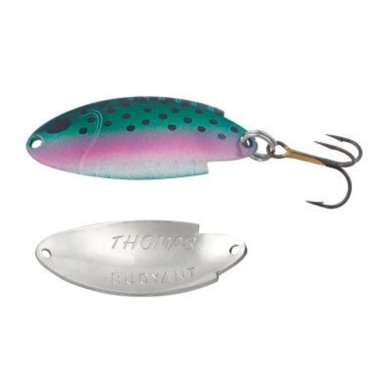 Thomas Buoyant Spoon|Rainbow Trout|Copper|Silver Blue|Black|Gold|1/6 Oz|1/4 Oz