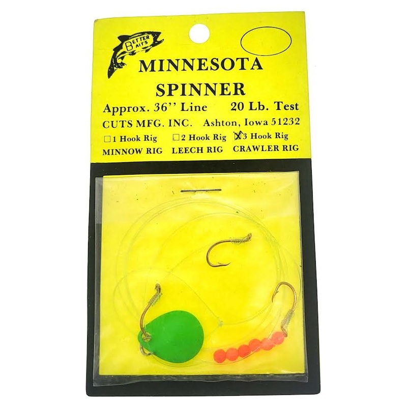Better Baits Minnesota Spinner 36 20Lb Test 3 Hook