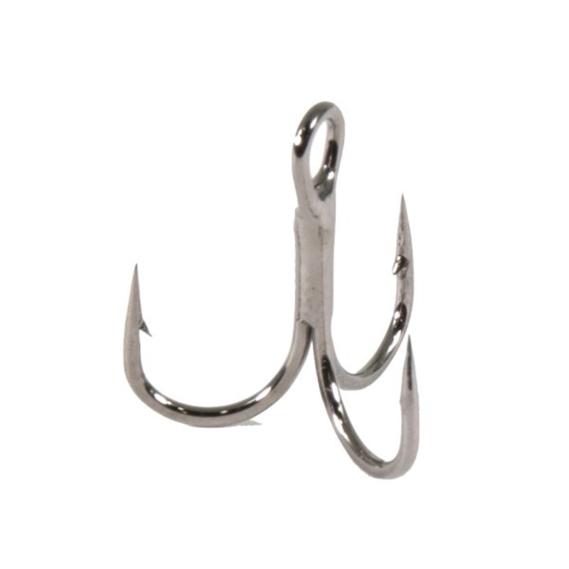 Clam Gaff Treble Hooks Qty 6|Black Nickel|Polychromatic||10 Hooks||12 Hooks