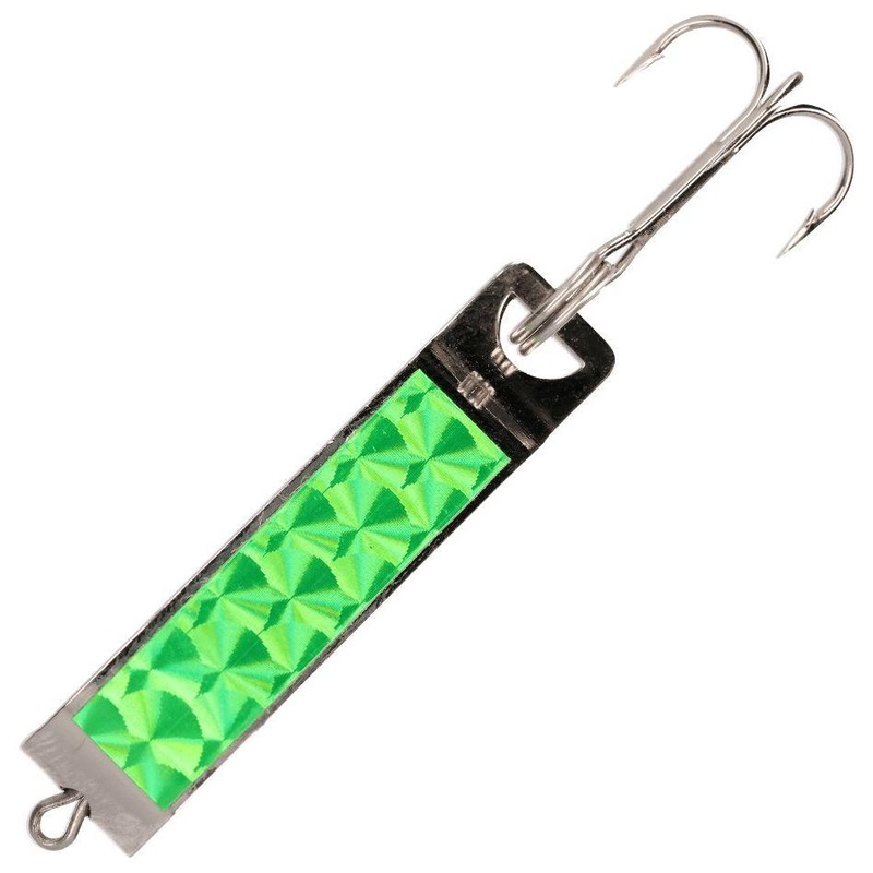 Mack’s Lure Cripplure 1/4 Oz|Nickle/Green Prism|Blue Bubble