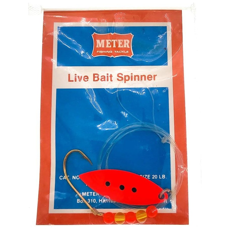 Meter Fishing Tackle Live Bait Spinner Willow Blade