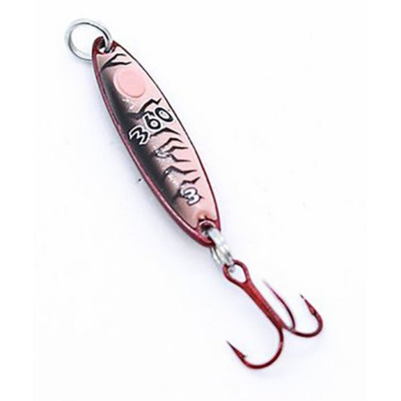 Venom Inferno Spoon Qty 1|Nickel W/ Orange Glow|Platinum|Nickel W/ Red Glow|Nickel W/ Green Glow|Red/Green|Gold/Red|Pink/Red|Yellow/Green|Nickel/Blue|1/16 Oz|3/64 Oz|3/32 Oz|3/16 Oz|3/8 Oz