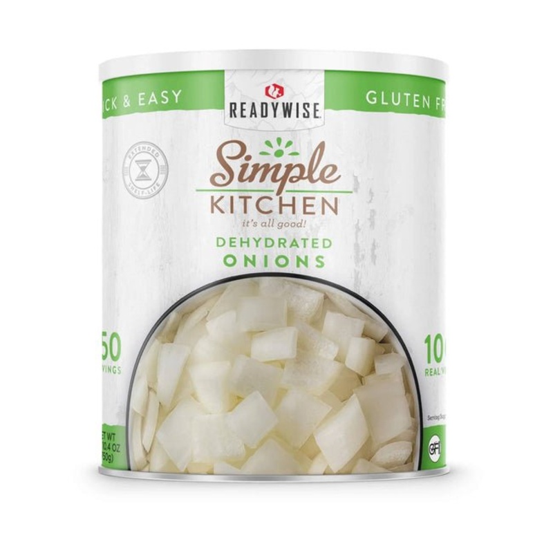 Simple Kitchen Dehydrated Chopped Onions 250 Serving Can