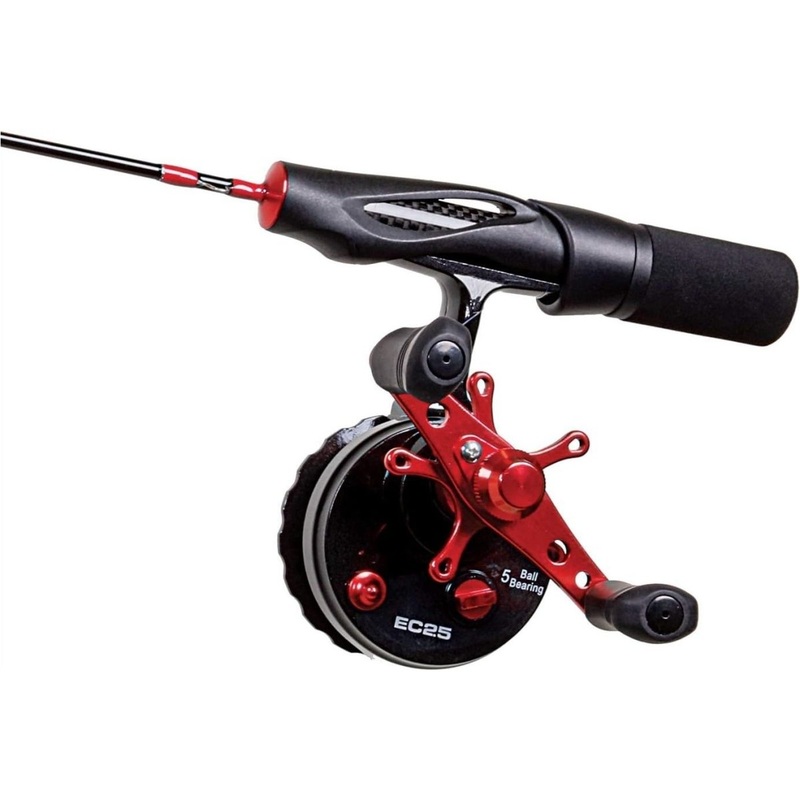 Eagle Claw IESC28MIC EC2.5 Ice Rod 24 Medium Inline Combo