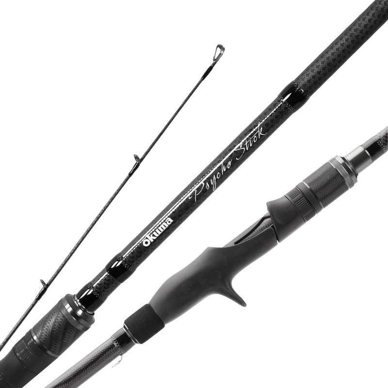 Okuma PSY-C-721MH Psycho Stick Casting Rod 7’2 Medium Heavy 1 Pc