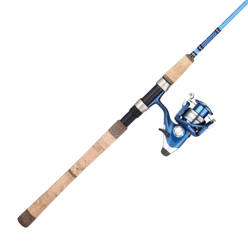 Okuma CBL-BF-702M-40 Custom Blue Bait Feeder Spin Combo 7′ 2pc M Sz 40 Reel