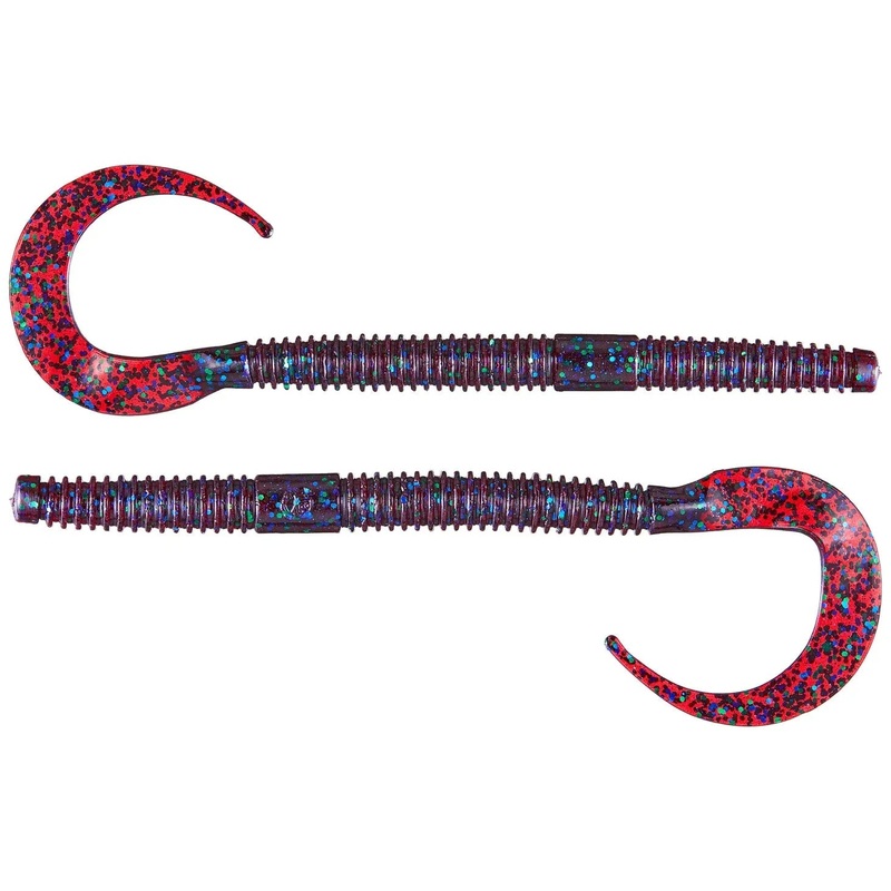 Yamamoto Ichi Worm 10 Qty 6|Plum Apple|Green Pumpkin Blue|Red Shad Laminate|Blue Craw|Mowed Grass|Gooseberry Laminate|Baby Bass|Bama Bug|Watermelon/Black& Red|NF/LG Green Purple|Blue/LG Black Flake