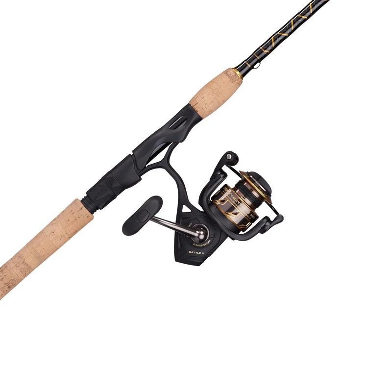 Penn BTLIII4000702M Battle III Spinning Combo 4000 7′ 2pc Med